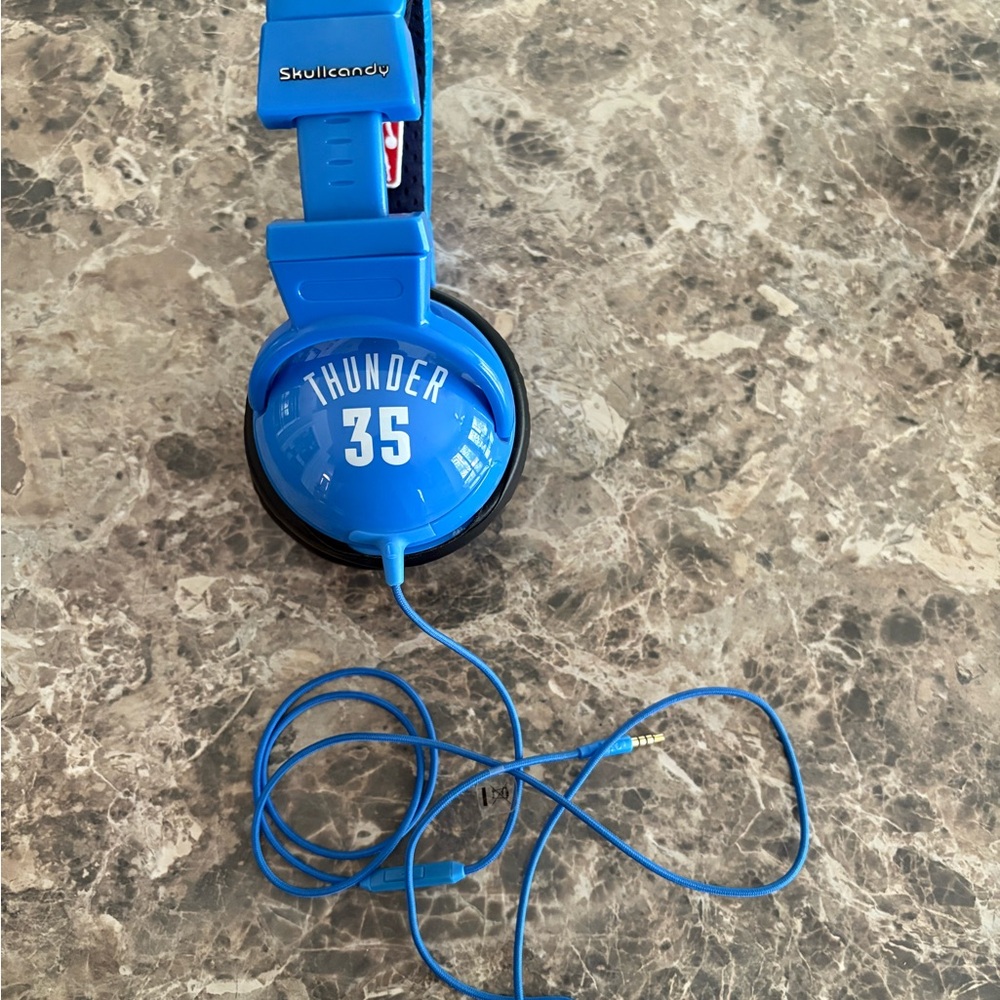 Skullcandy Blue OKC Kevin Durant #35 Headphones